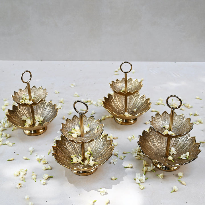 two tiered serving platter