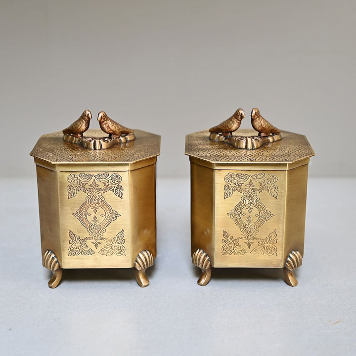 decorative brass box with ld