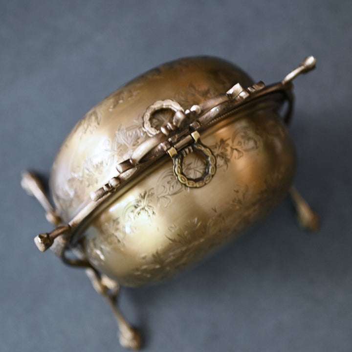 foldable brass dry fruit box