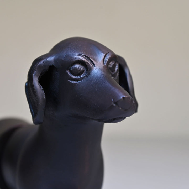 metal dog bookends