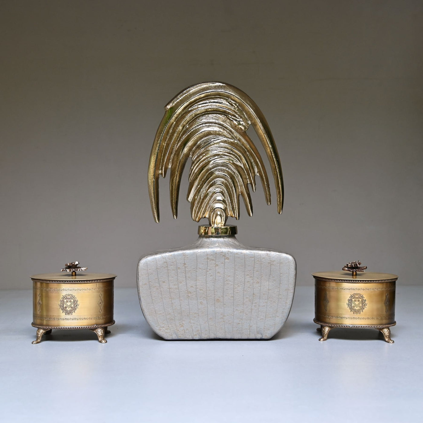 Decorative Jar with Ornamental Stopper