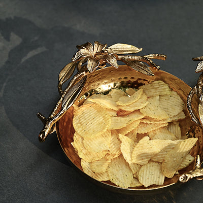 golden chip & dip platter