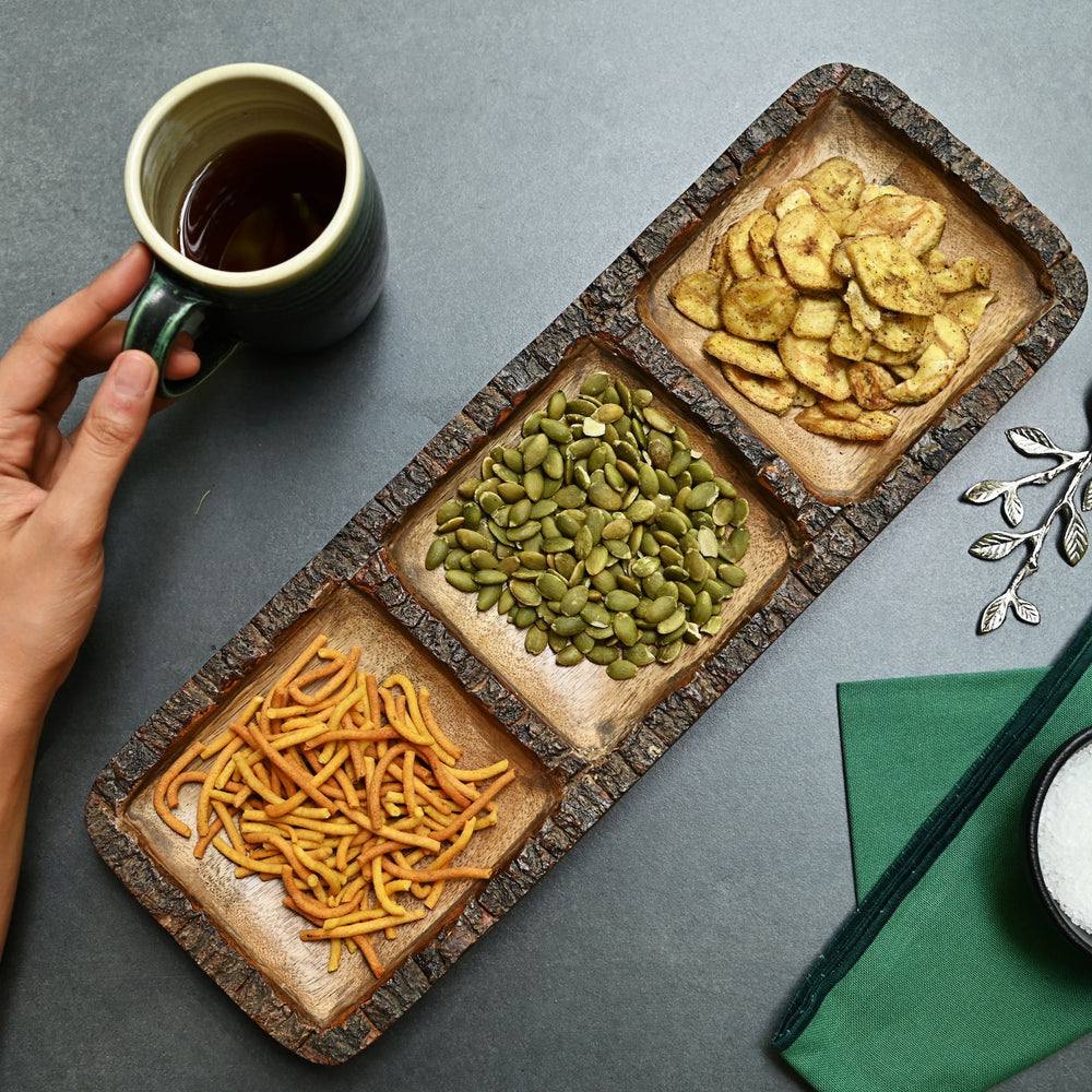 wooden serving platter