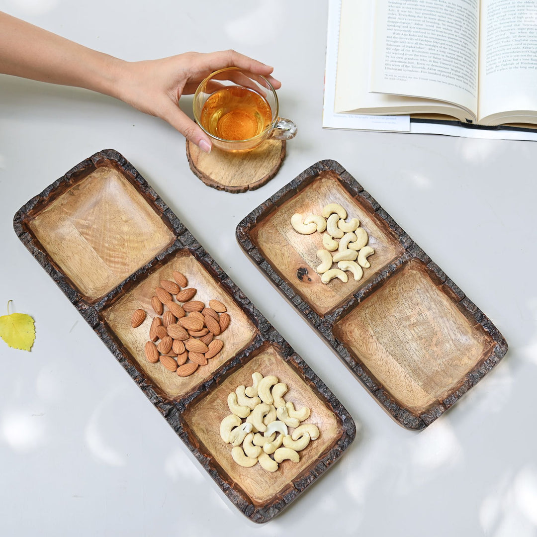 wooden serving platter