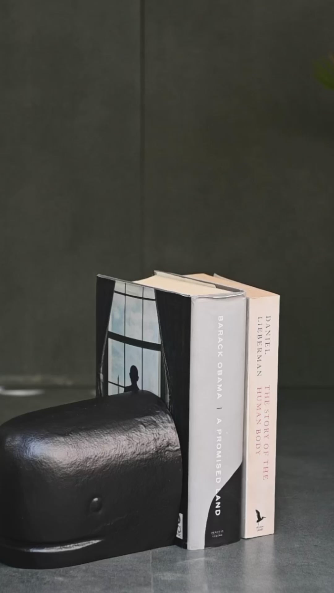Whale Metal Bookends