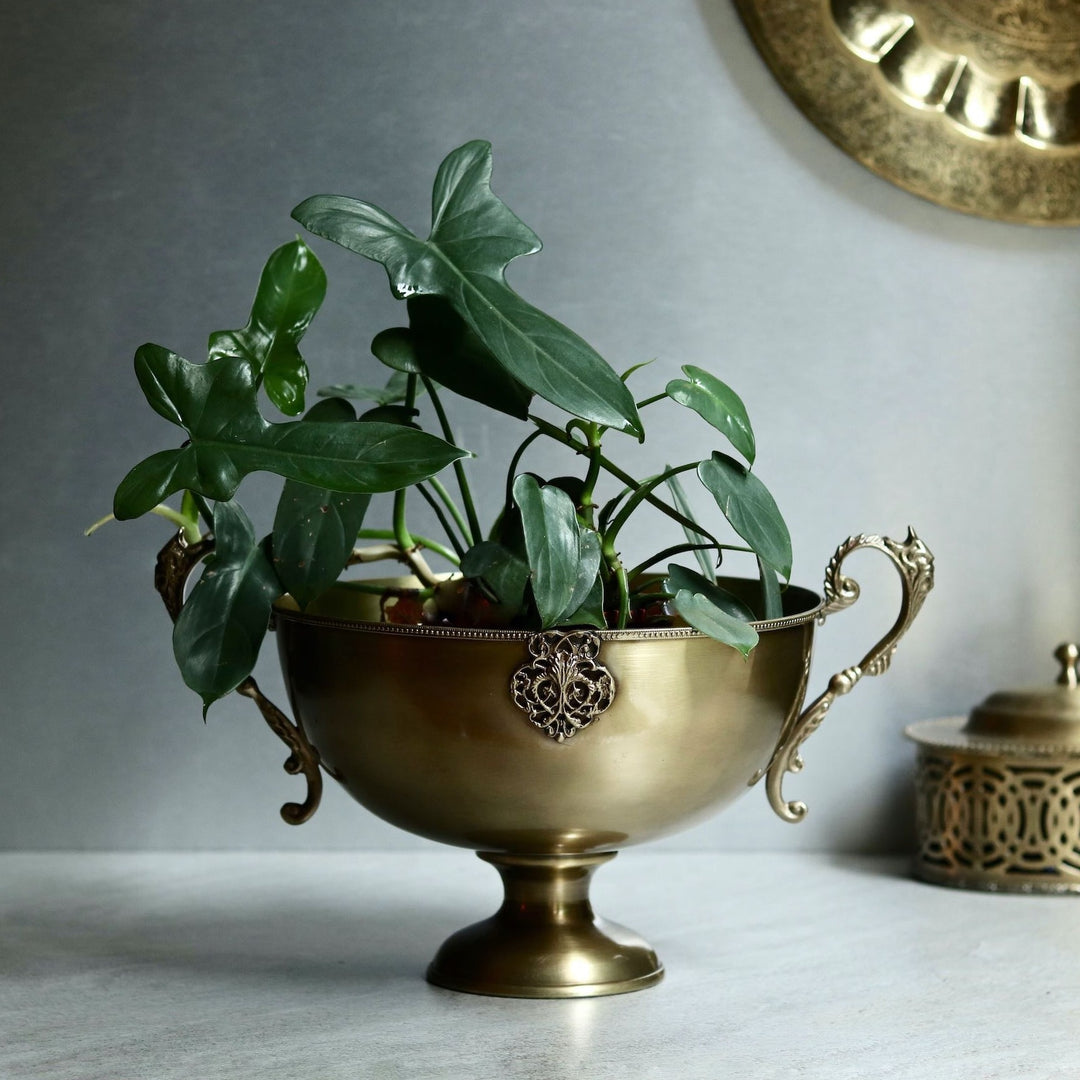 brass decorative centrepiece bowl
