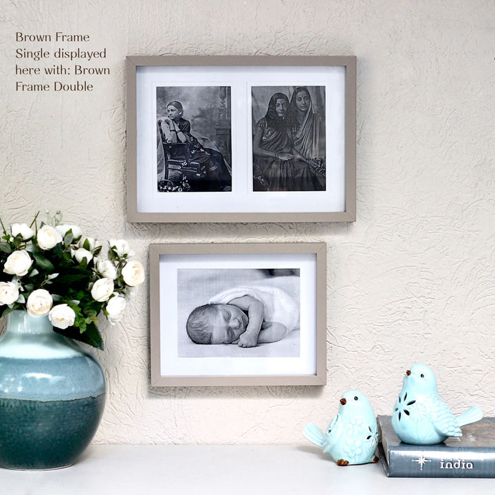 Brown Photo Frame 6 X 8