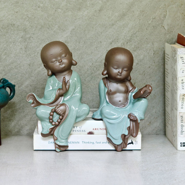 ceramic buddhist monk