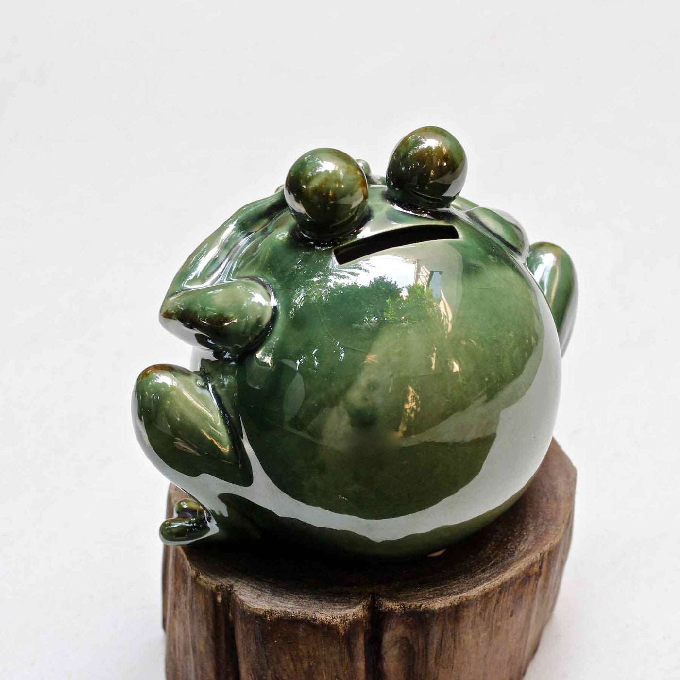 ceramic frog set showpiece for garden decor