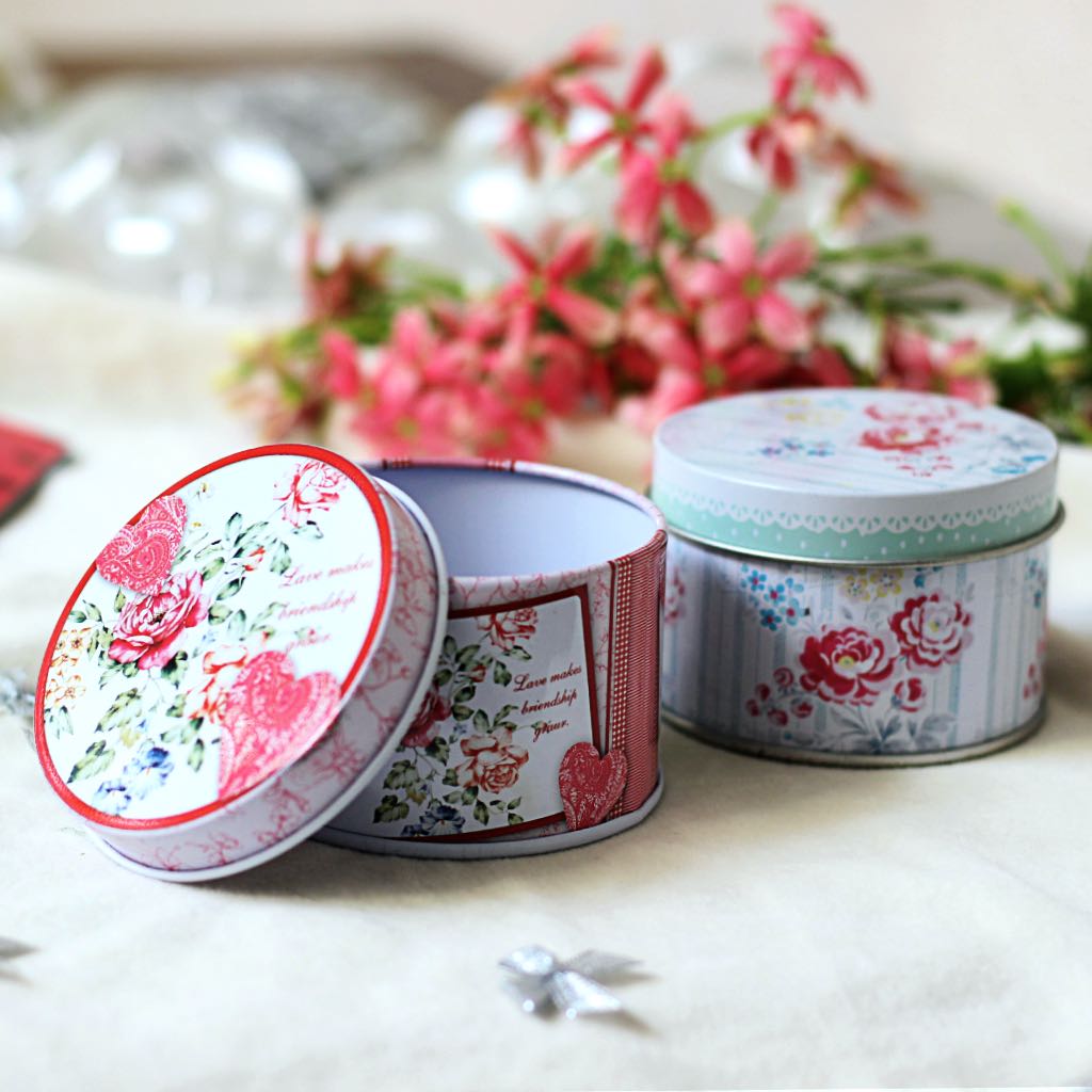 Floral Small Tin Box - Set of 2 – Mora Taara