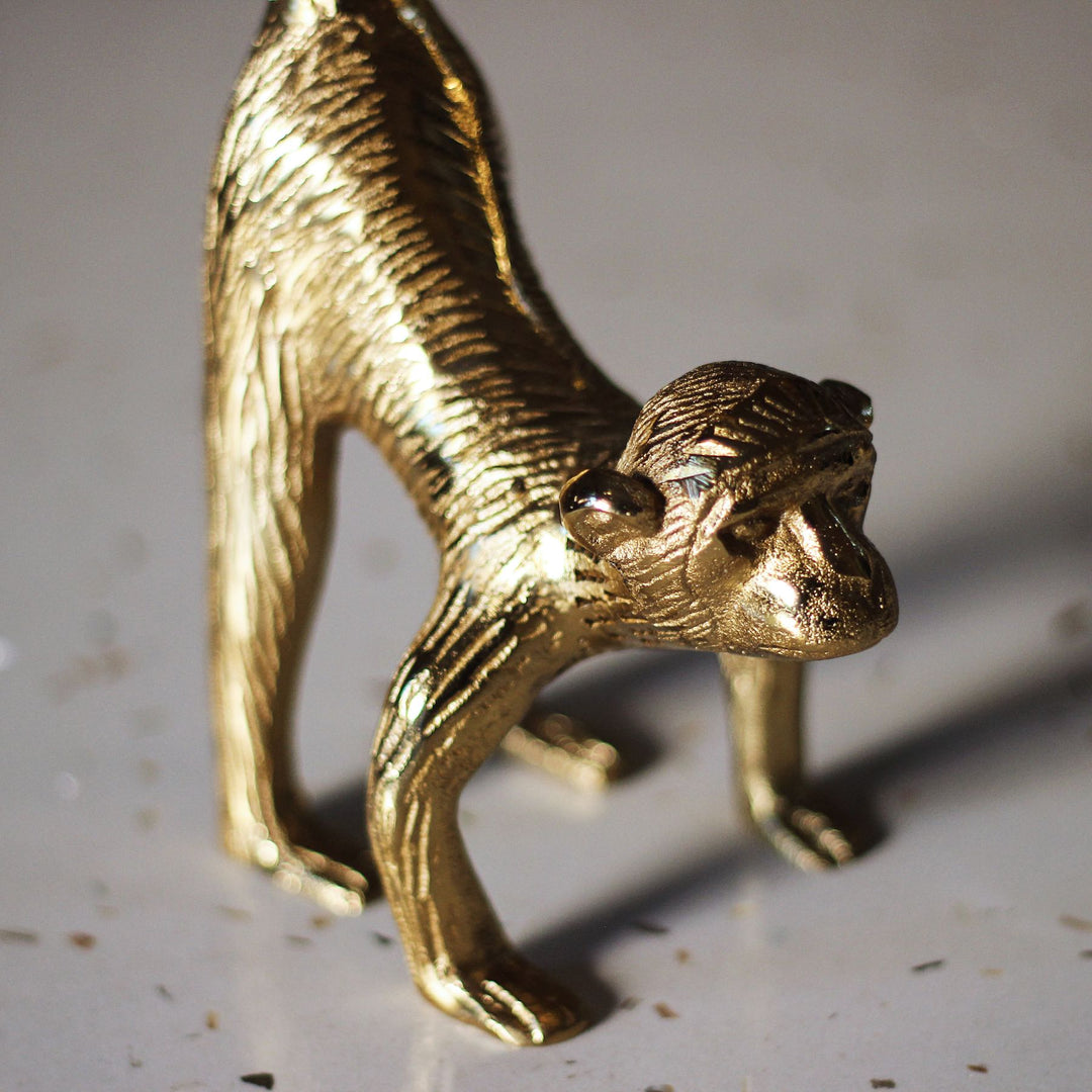 gold monkey photo frame