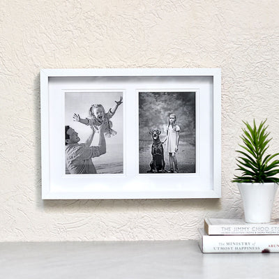 white photo frame