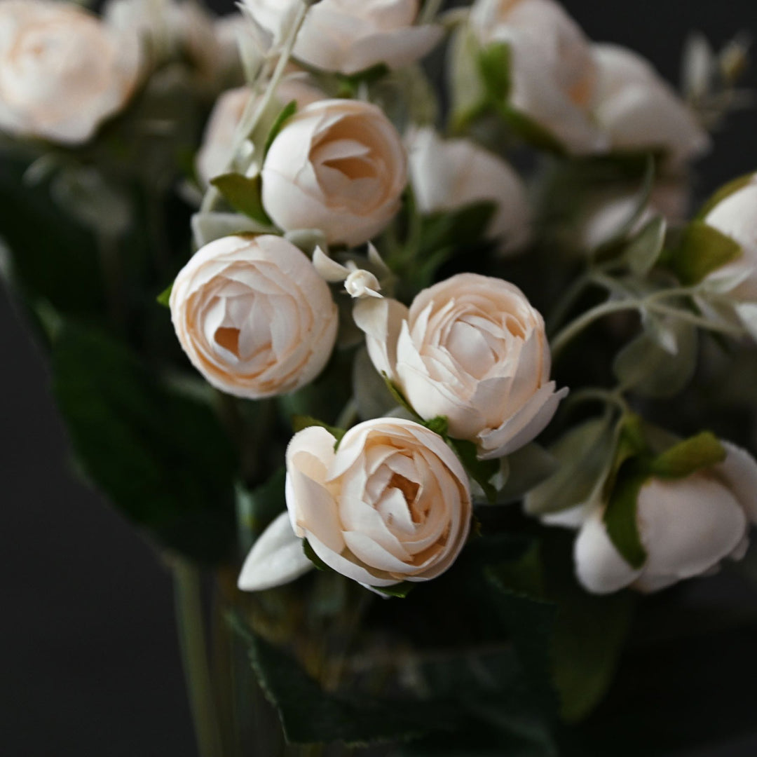 artificial white rose