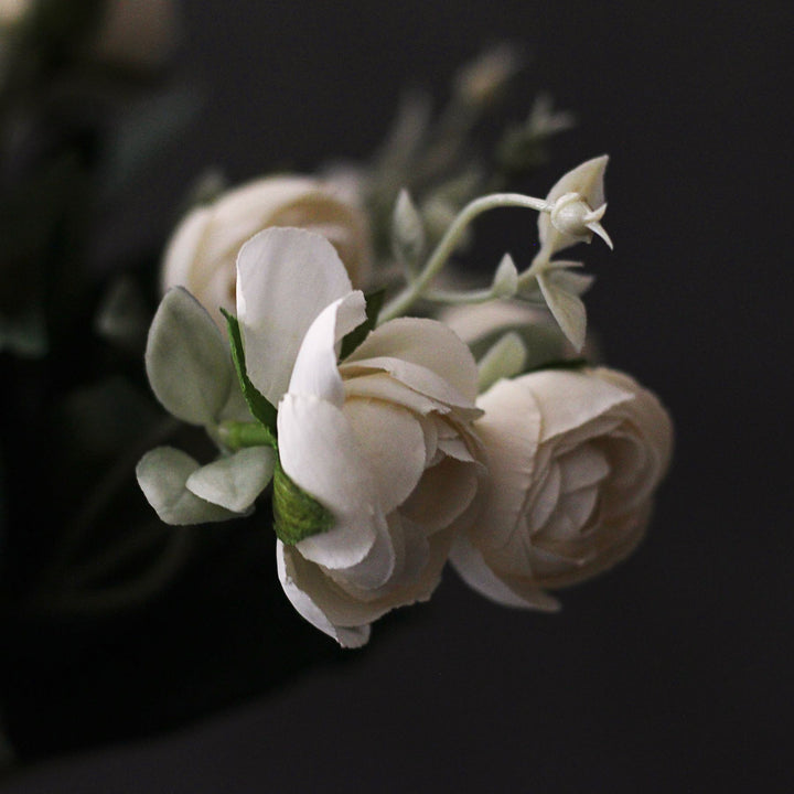 artificial white rose