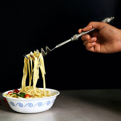 stainless steel pasta server