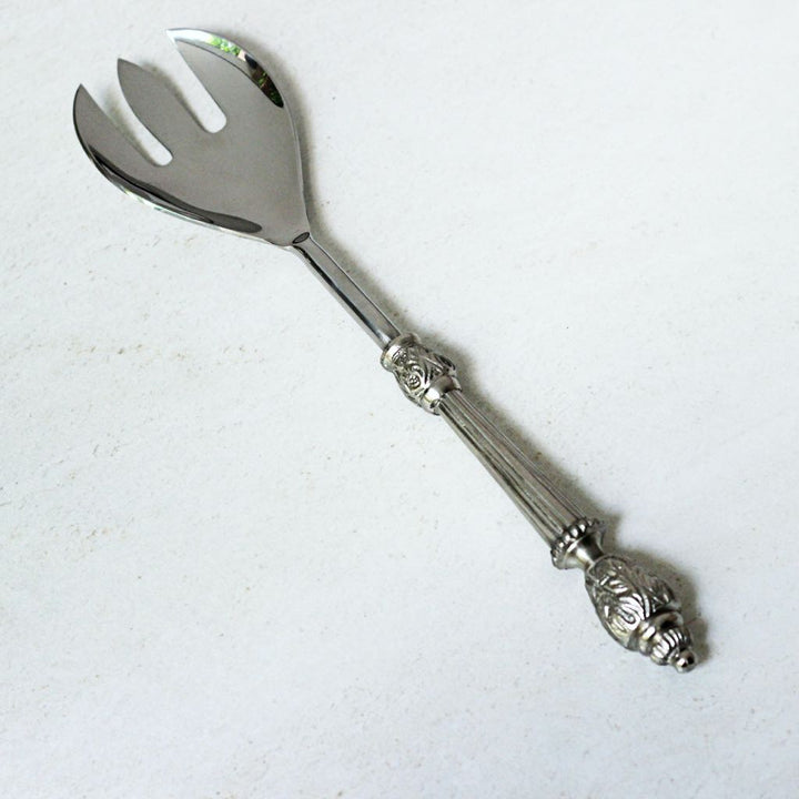 stainless steel serving fork