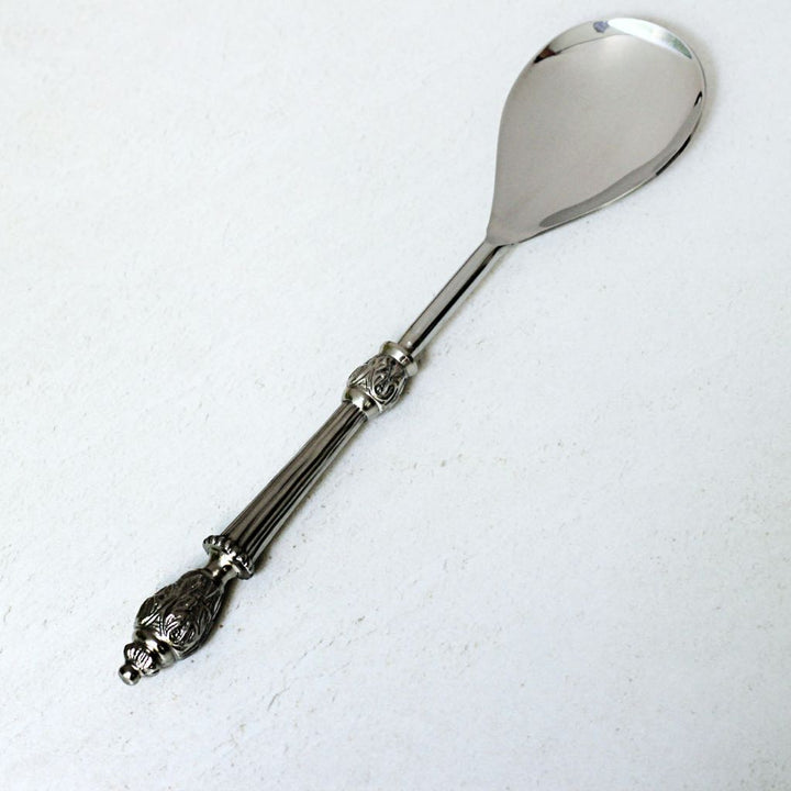 stainless steel serving spoon