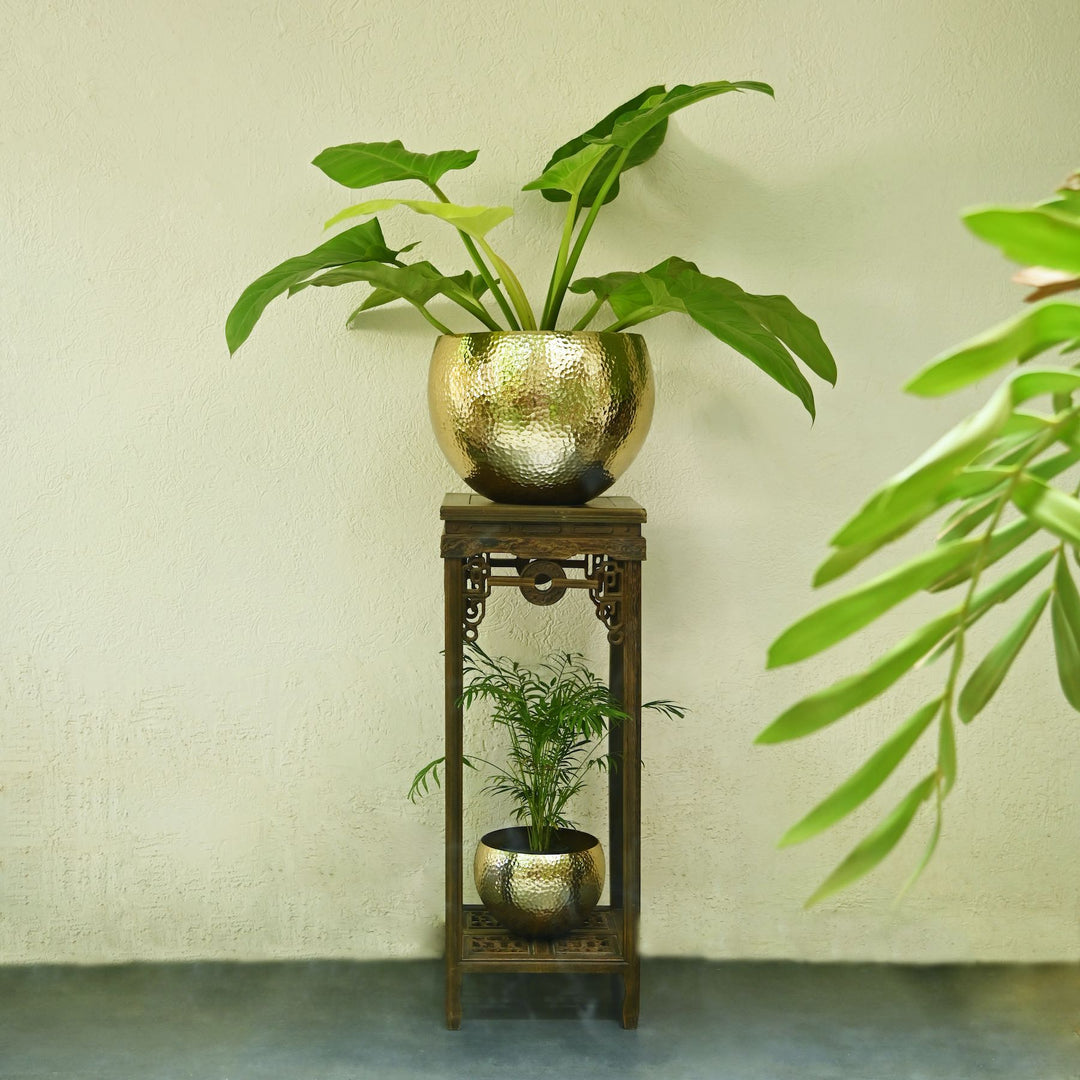 Brass Floor Planter