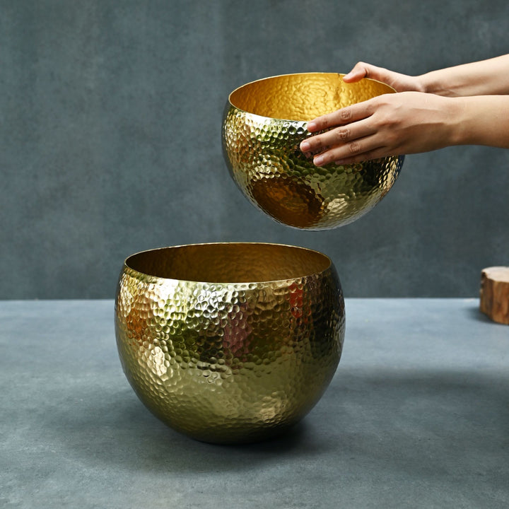 Brass Floor Planter