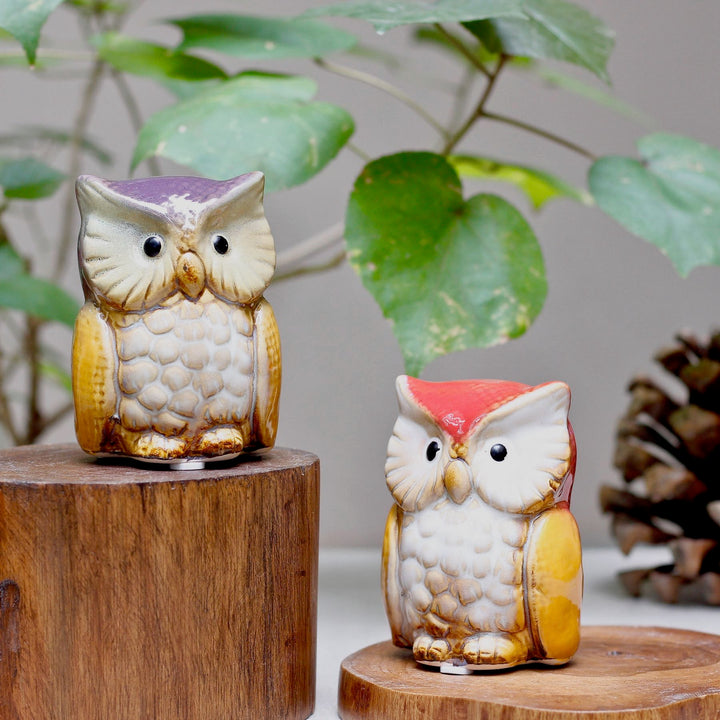 ceramic decorative baby owl