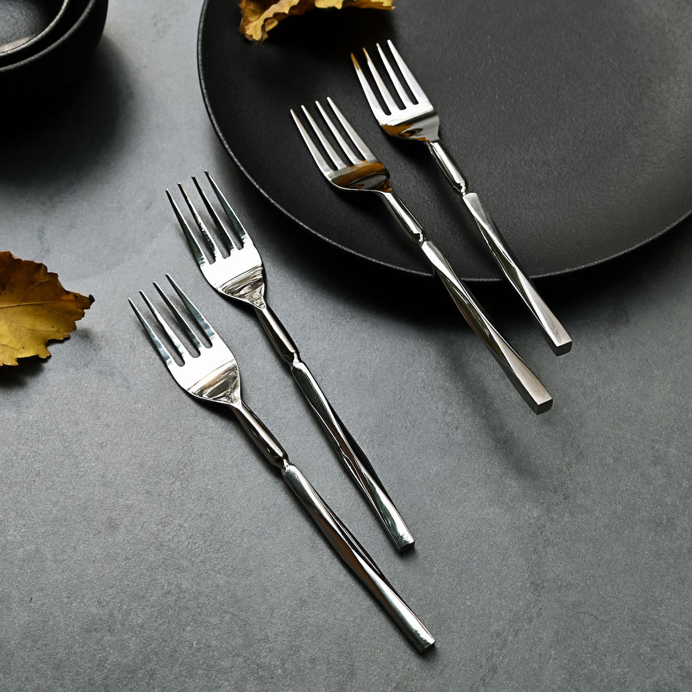 stainless steel dining forks