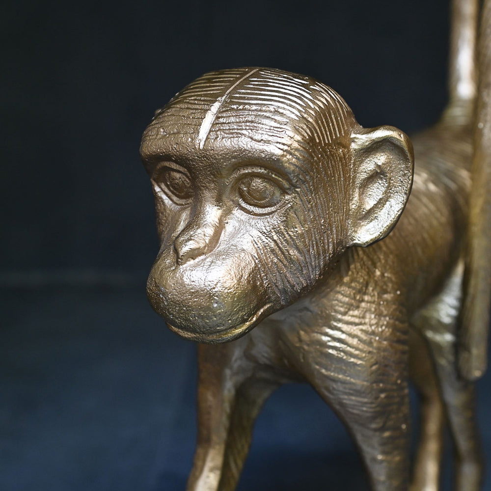 gold monkey showpiece