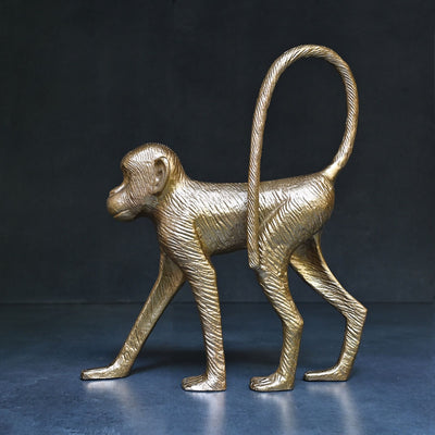 gold monkey showpiece