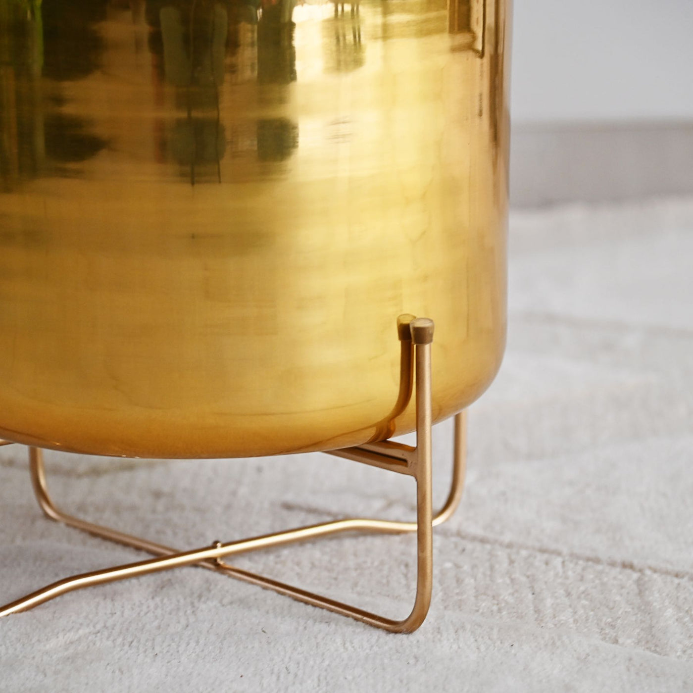 Brass Planter On Stand