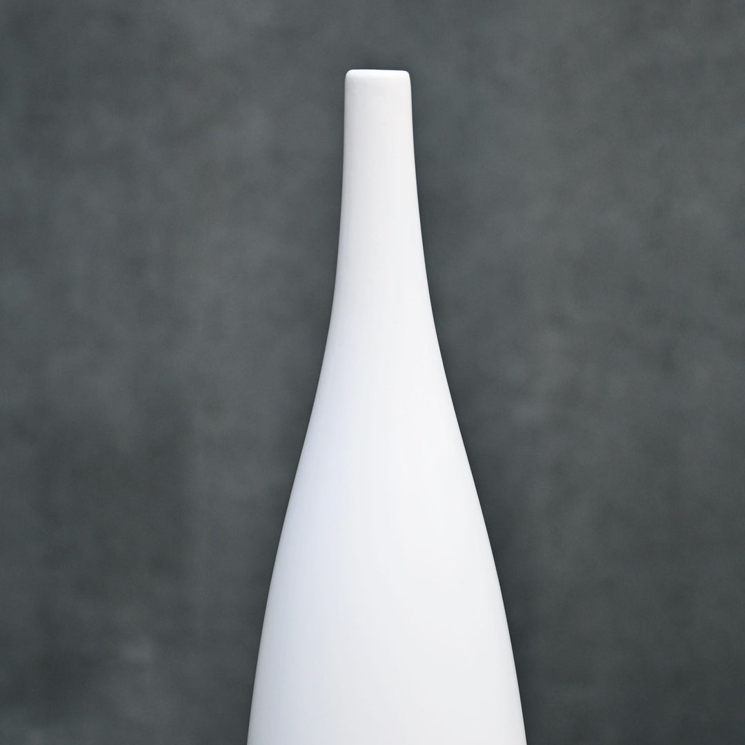 Large White Ceramic Vase