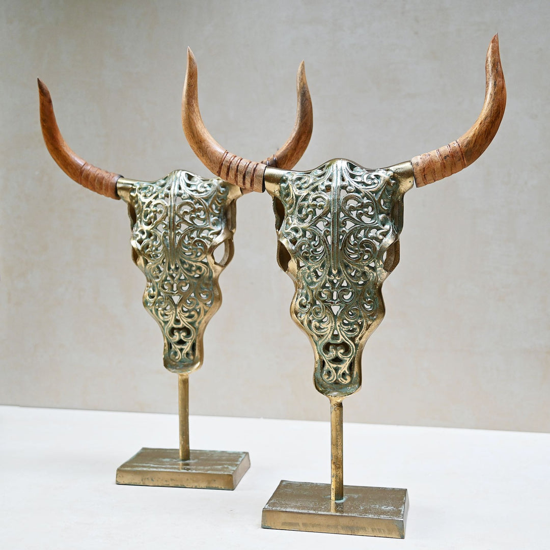 Long Horn Steer Table Décor