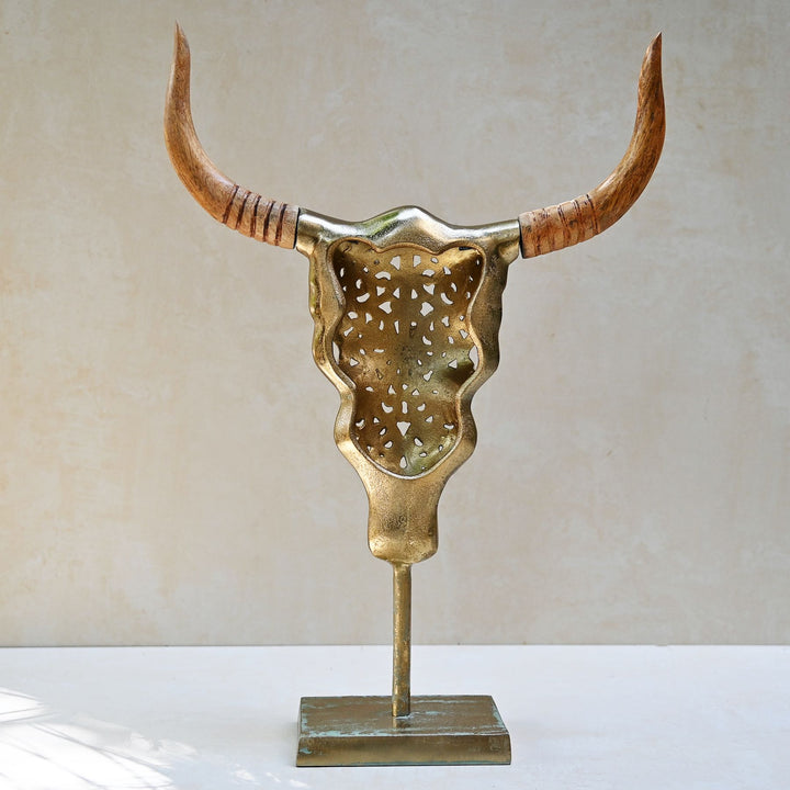 Long Horn Steer Table Décor