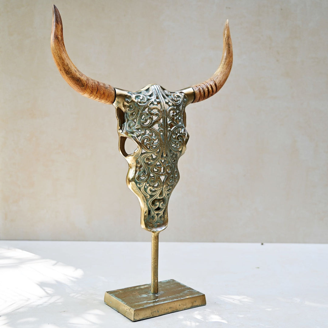 Long Horn Steer Table Décor