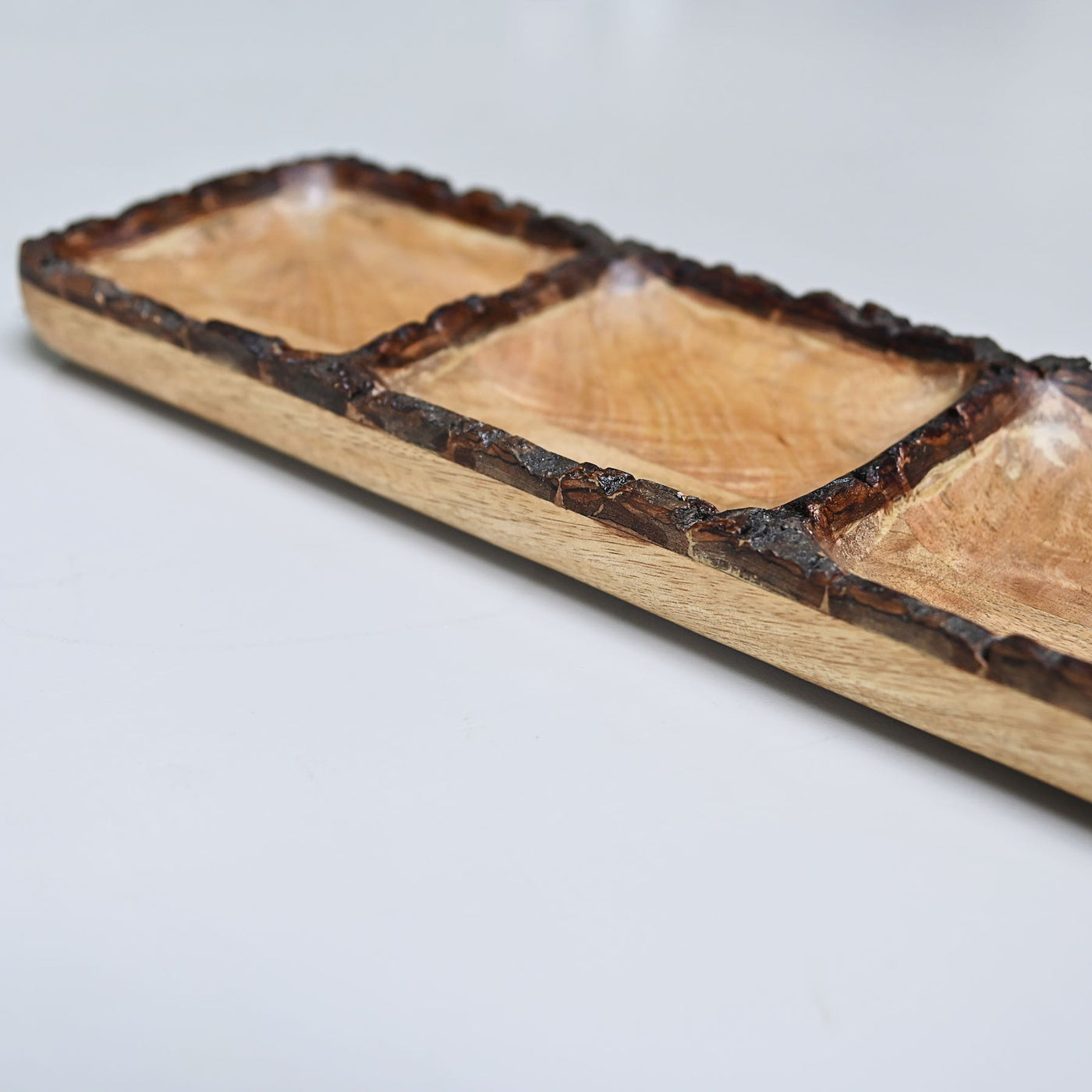 Wood Platter with Sections