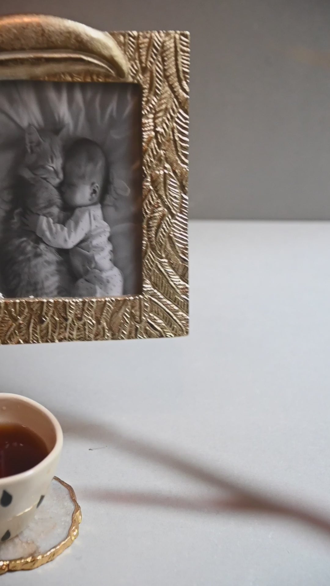 Toucan Photo Frame Gold