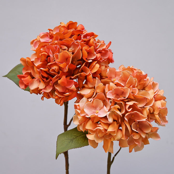 orange artificial flowers