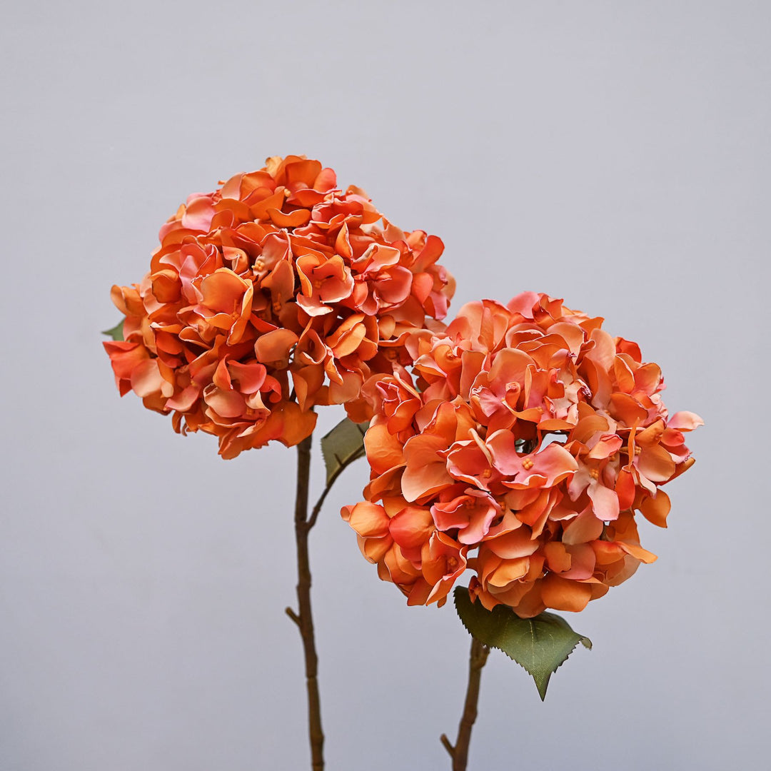 orange artificial flowers