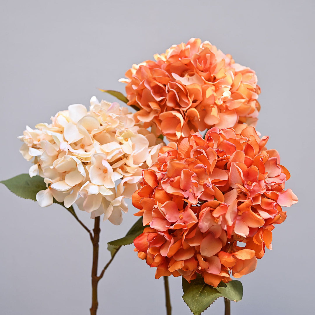 orange artificial flowers