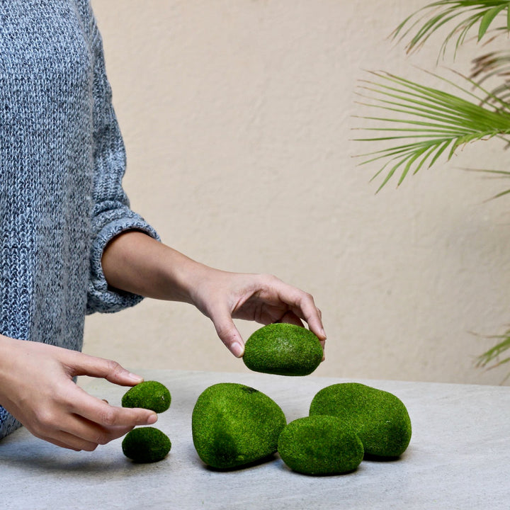 artificial moss rocks