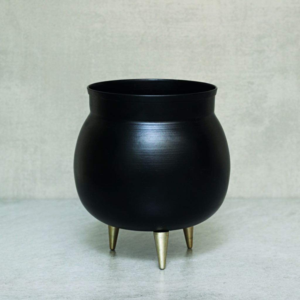 small black table top planter