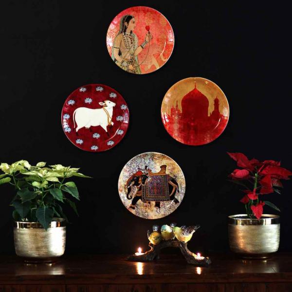 Blue Decorative Wall Plates to Hang