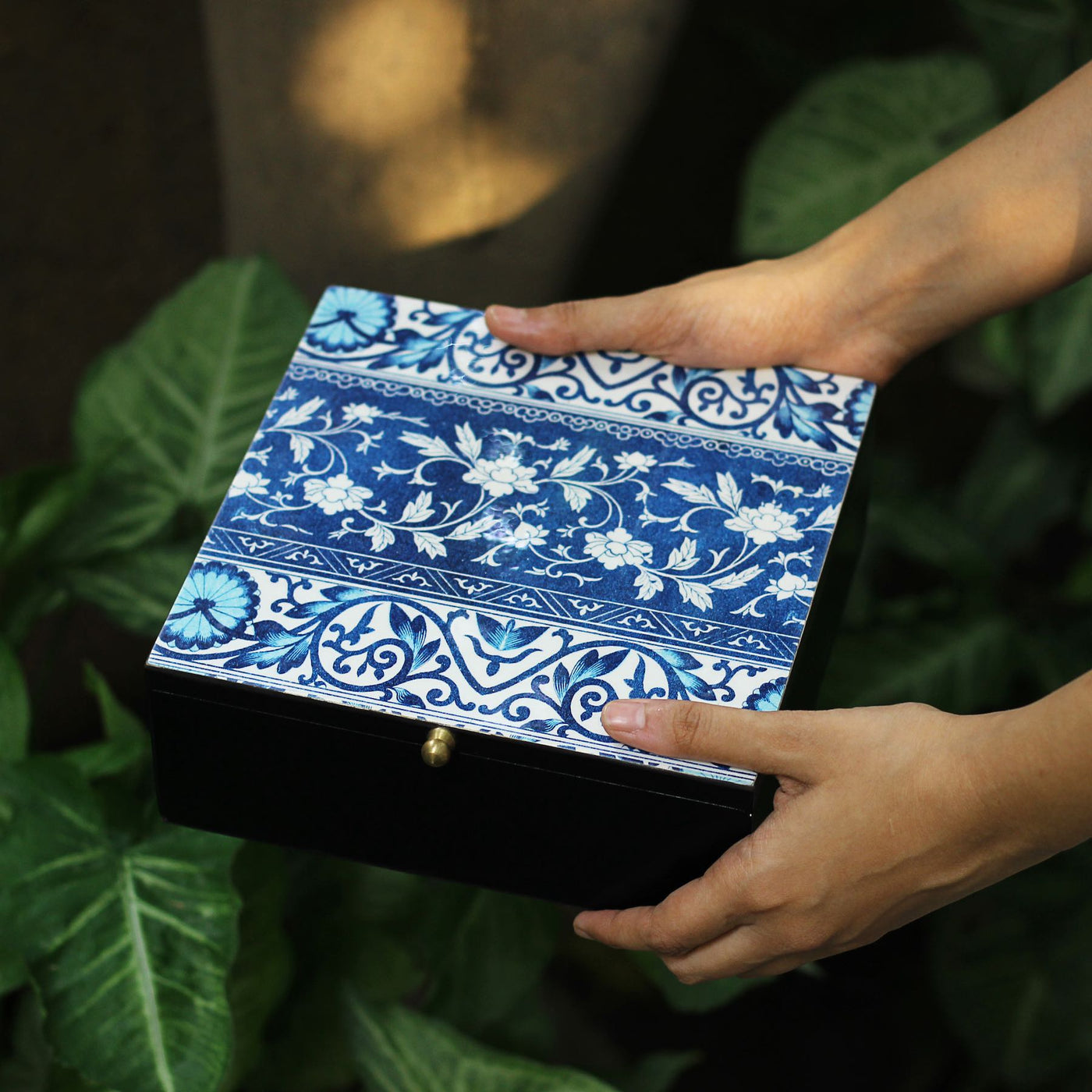 Blue & White Gift Box