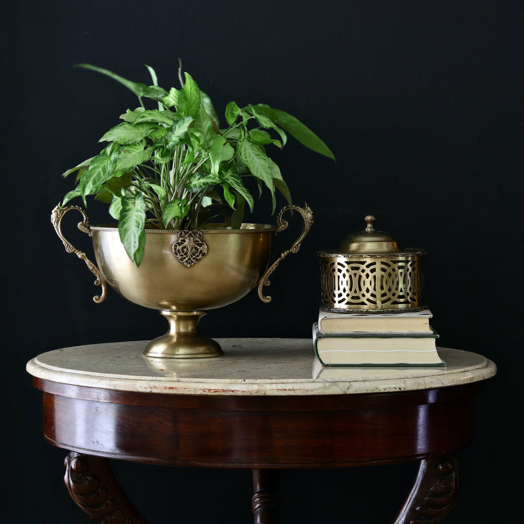 brass decorative centrepiece bowl