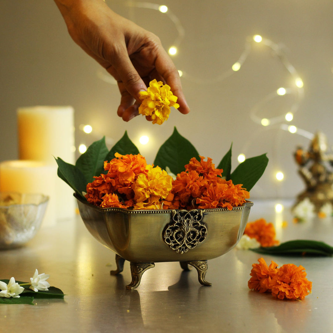 brass bowl for decoration