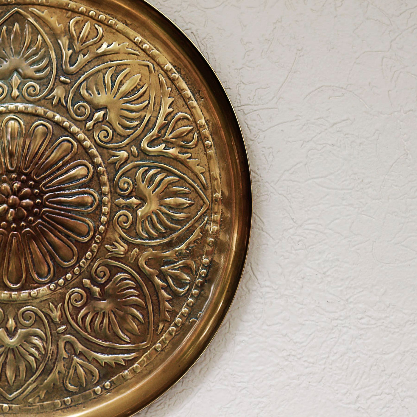 brass decorative wall plate