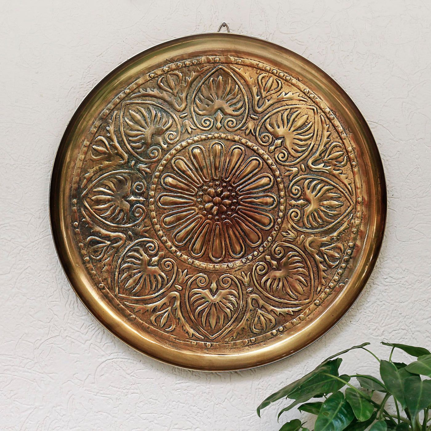 Brass Metal Decorative Wall Plate – Mora Taara