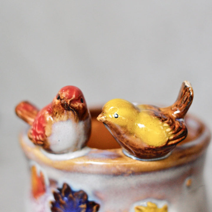 set of small ceramic pots