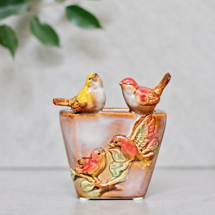 set of small ceramic pots