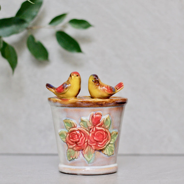 set of small ceramic pots
