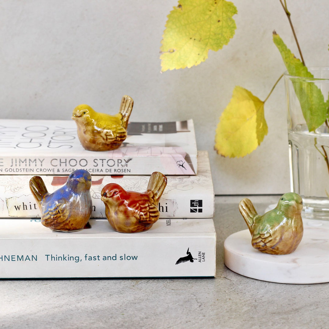 ceramic birds showpiece