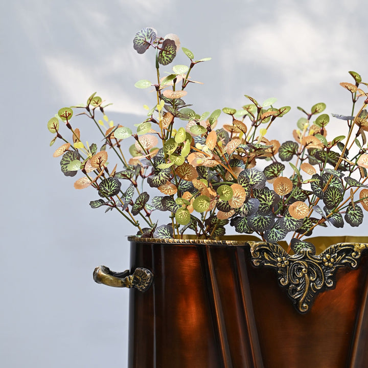 copper brass indoor planters